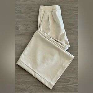 Khaki Wide-Leg Trousers 🤎